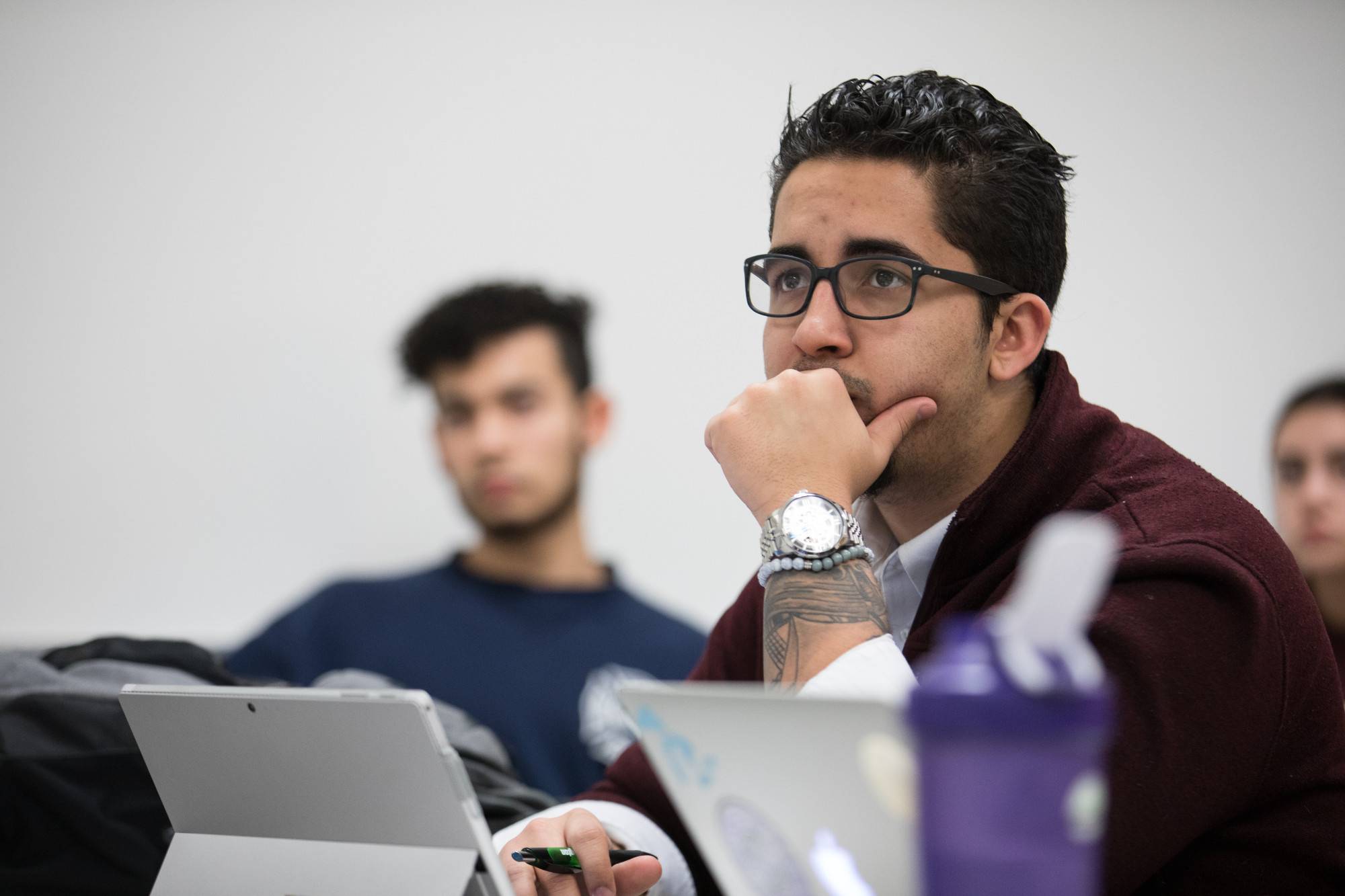 GVSU Student in Class